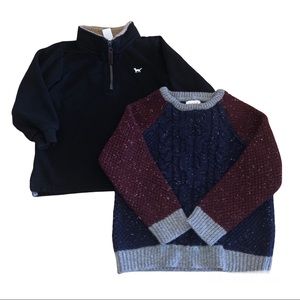 Boys Size 5T Crew & Half Zip Sweaters Carters Cat & Jack Carter's